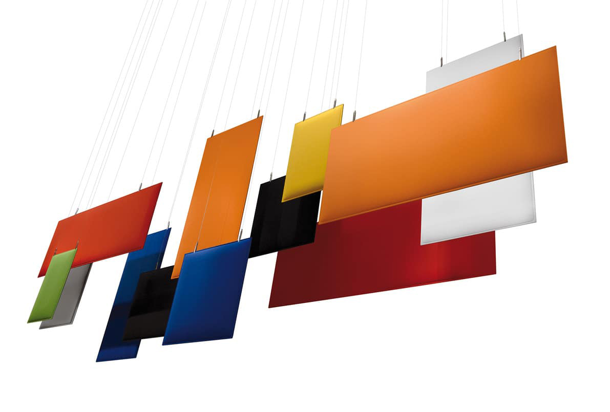 Hanging Acoustic Art Panels Ambience Doré