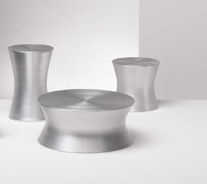 Aluminium Round Ottomans