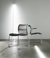 Mesh Chrome Side Chair