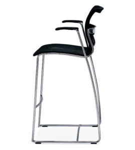 Chrome Modern Mesh Bar Stool