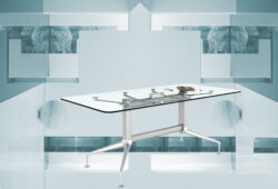 Clear Glass Table Desk for Modern Home Offices