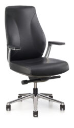 premium modern leather desk and conference chair