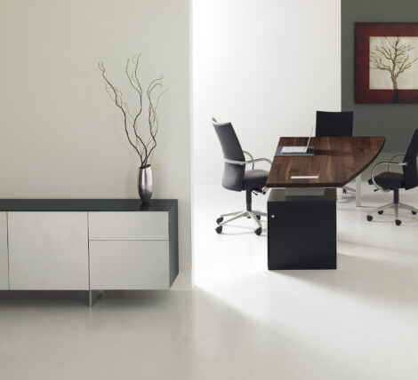 Fine solid wood premium executive wood desk