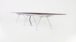 Modern Chrome Rectangular table