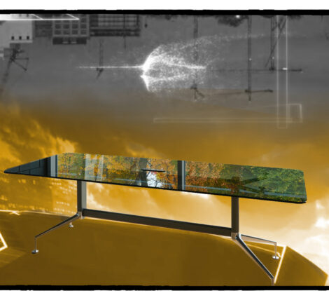 Modern Smoke Glass Table