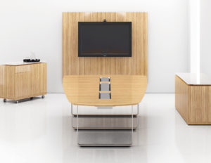 modern conference room storage