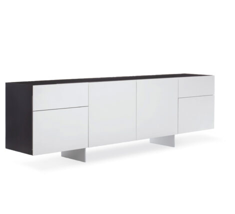 White Modern Credenza