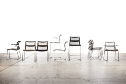 modern mesh side chairs and barstools
