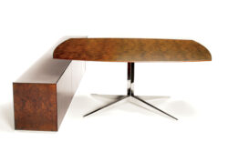 Pedestal Table Exotic Wood