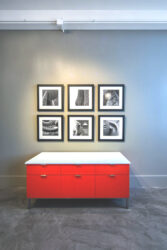 Red White Credenza