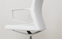 Sleek Modern All-White Chair