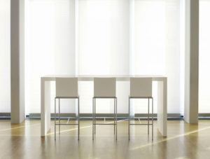 White Contemporary Standing Table