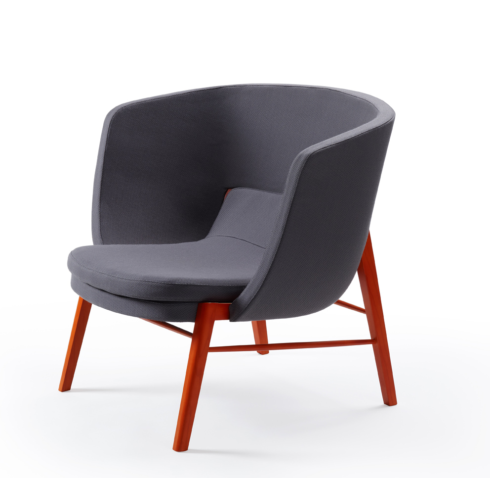 cool modern contemporary club lounge chair Ambience Doré