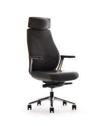 highback premium executive desk and conference chair with headrest