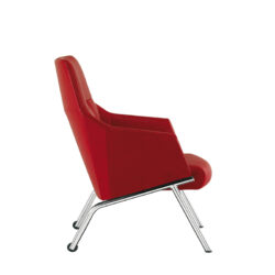 New modern red lobby chair