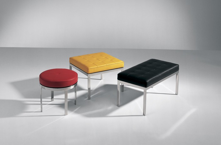 classic steel contemporary benches italian style