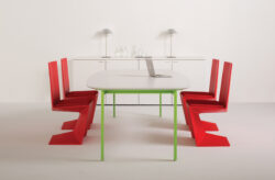 Modern White Meeting Table