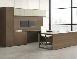 Modern_wood_Chrome_executive_Desk