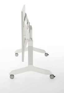 contemporary flip top white aluminum tables