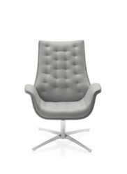 ultra modern high back chair tufted