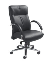 Black high back conference chair