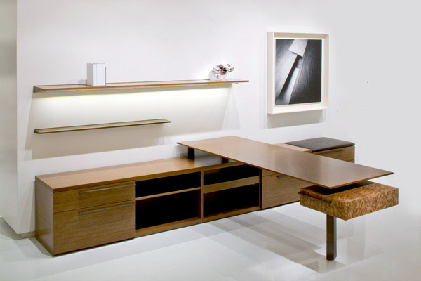 Fine Premium Wood Executive Modern Desk