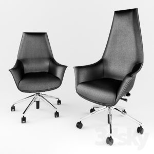 Metallic Diamond High Back Chairs