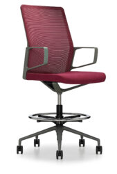 Modern slim designer mesh drafting chair