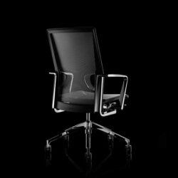 mesh back uber modern metal conference and desk chair