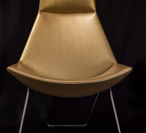 Stellar Metallic Gold Chair