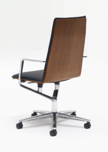 wood Back Luxury Executive Chair