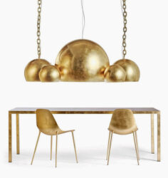 everything fabulous gold lamp table chairs