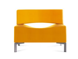 modern lounge chair gold