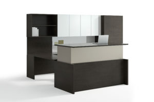 executive height adjustable modern wood desk