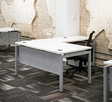 Modern Industrial Private Office Desk
