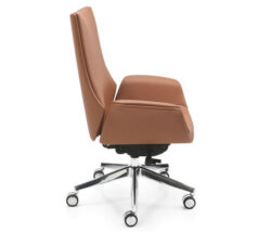 Stellar Leather Luxury Swivel Chair
