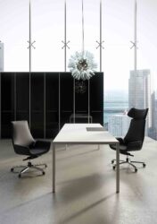 Ultra Modern Premium Black Executive Chair