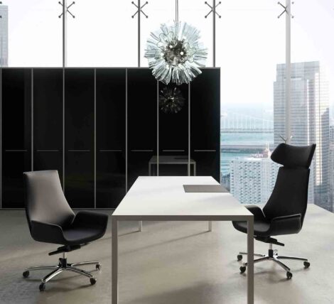 Ultra Modern Premium Black Executive Chair