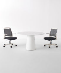 white black striped modern chairs with white table