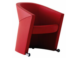 Modern Red Cloak Conference Chair