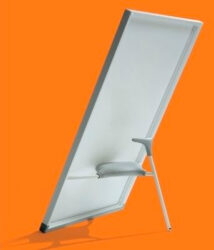 Back Side Framed Portrait Art Chair