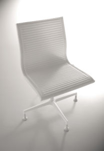 Luxury All White Leather Conference Chair