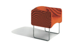 Modern Box Chair Upholstered