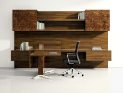 Executive Modern Wood Sit Stand Desk