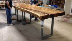 Natural Slice Wood Custom Table