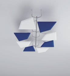 Acoustic Art Kite Blue White