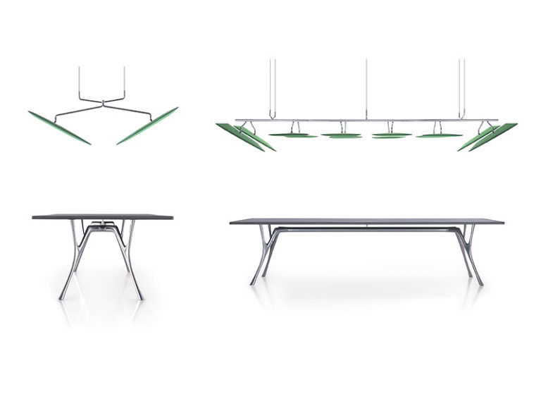 Red Acoustic Ceiling Kites Ambience Doré