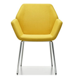 Cool Metal Visitors Chair Yellow