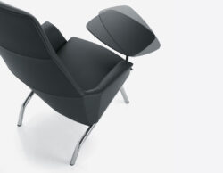 Modern Tablet Swivel Lounge Chair