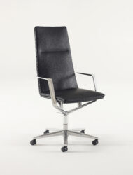 Black Luxury Thin Executive Chair